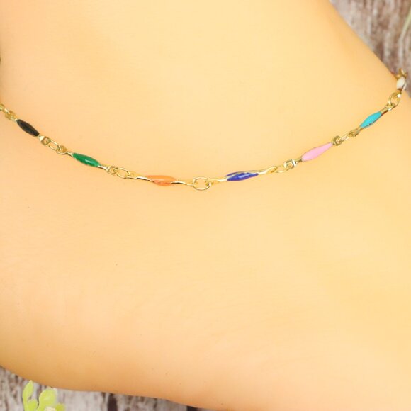 Dainty Anklet for Women – Elegant Everyday Jewelry & Perfect Gift | MLCRC1841 - Picture 7 of 10
